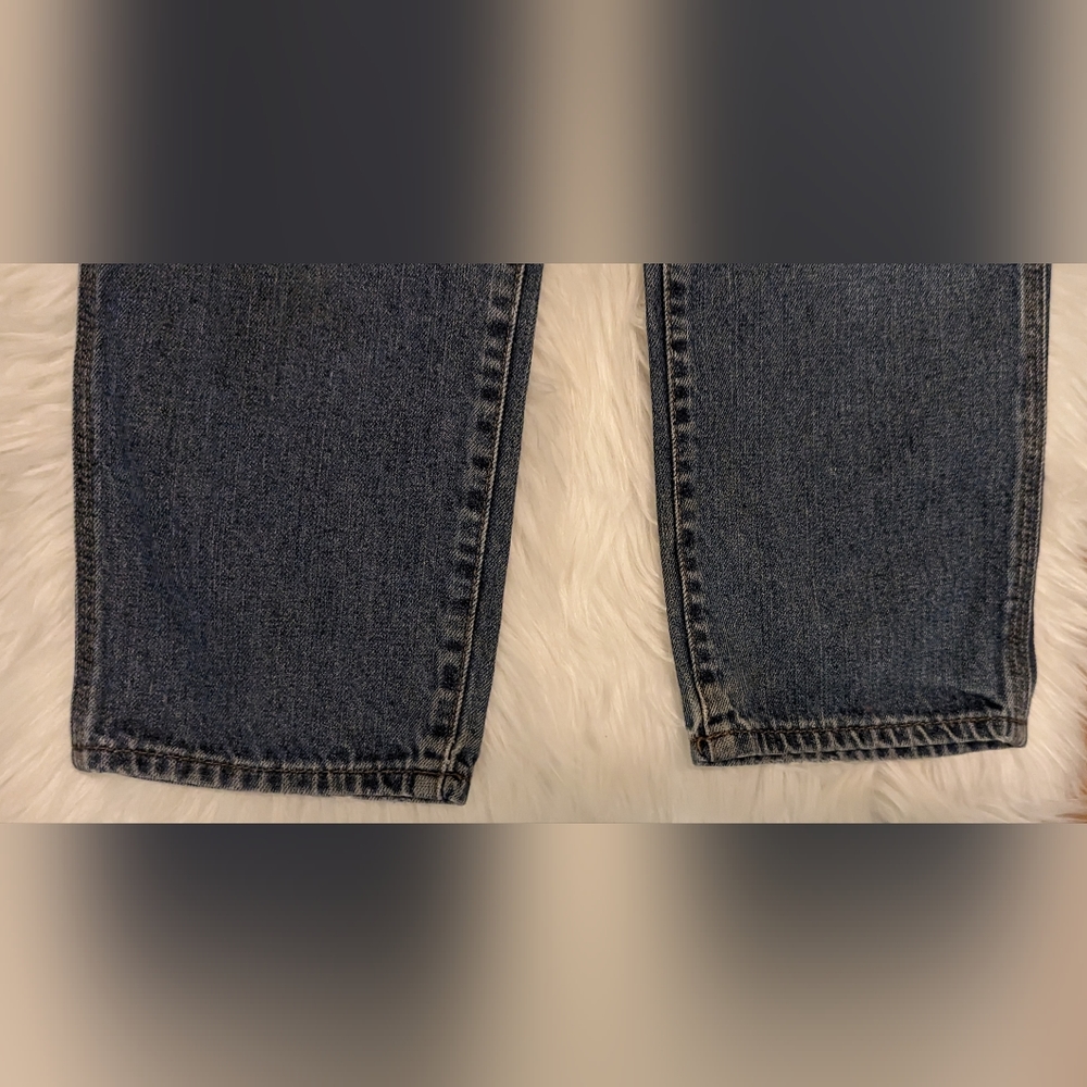EUC The Children's Place medium wash distressed adjustable elastic button waist - Picture 12 of 12